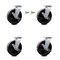 Service Caster 8 Inch Glass Filled Nylon Caster Set with Roller Bearings 4 Brake 2 Swivel Lock SCC-30CS820-GFNR-TLB-BSL-2-TLB-2 - alternate 1